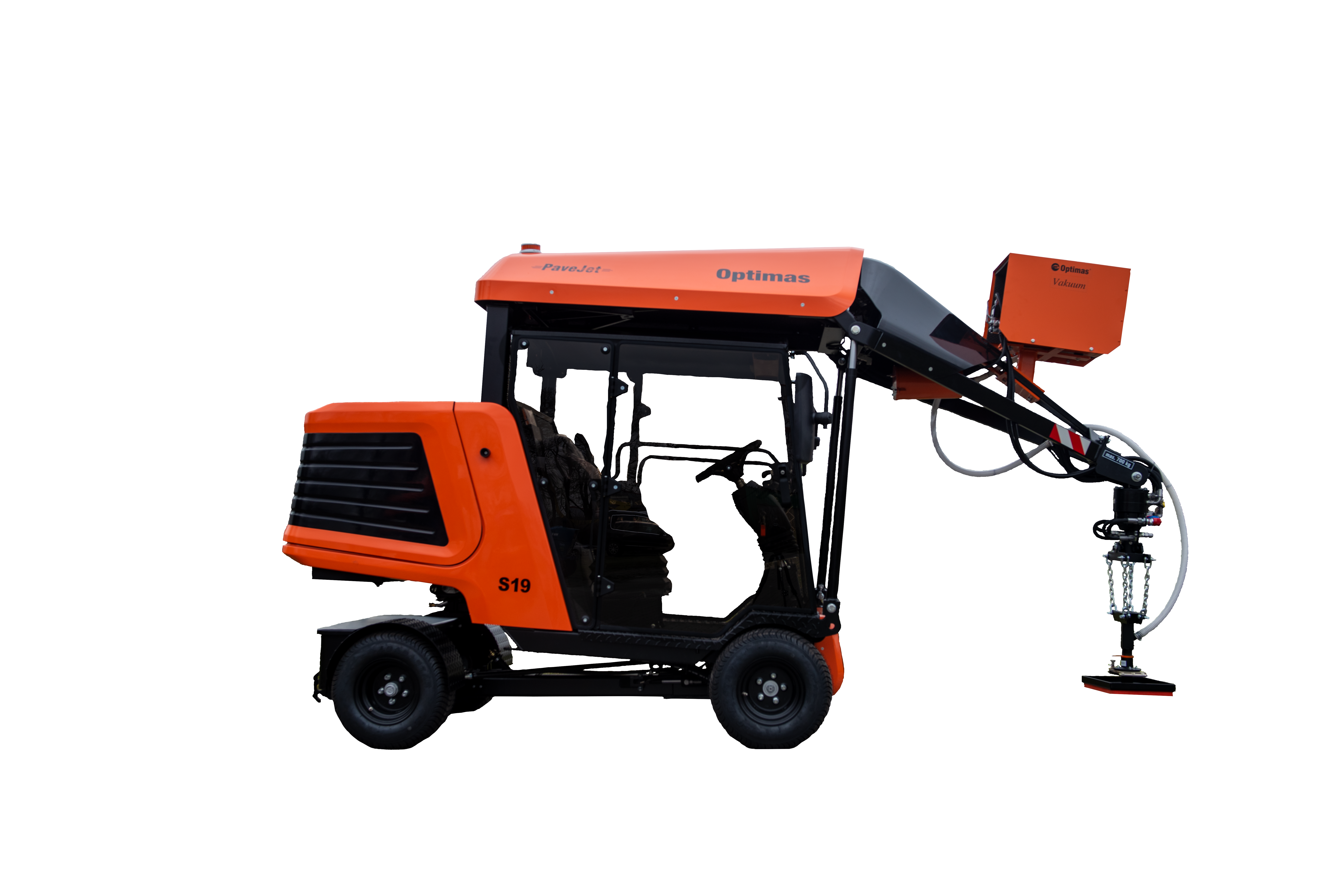 Optimas Appareil à vide « BE » sur machine de pose de pavés S19 PaveJet