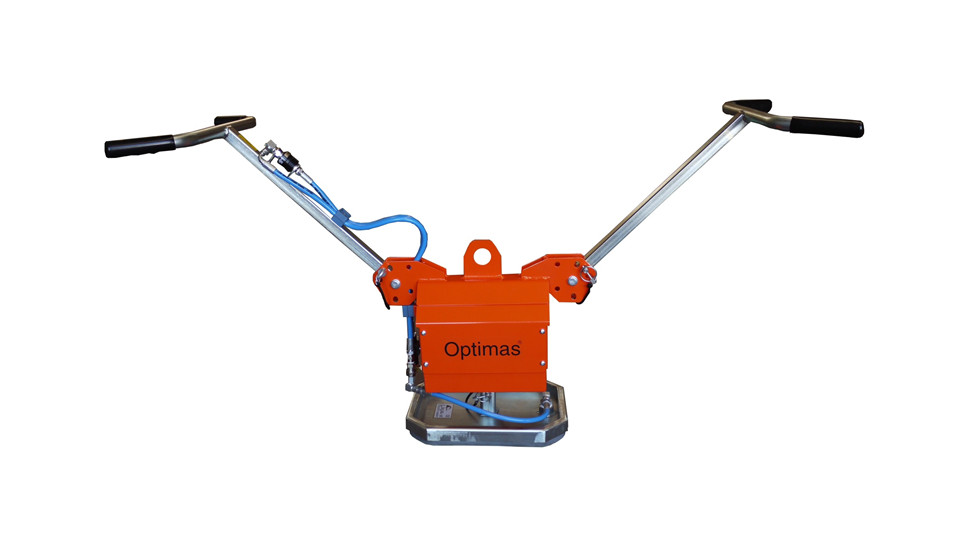 Optimas Vacuum Device SV 250 A: Comfortable handling, lifting and installation of airtight concreteor natural stone elements up to 250 kg / 550 lbs. 