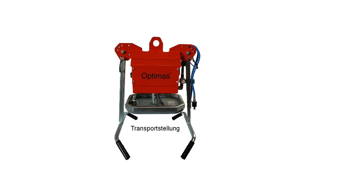Optimas Vacuum device SV 250 A: transport position