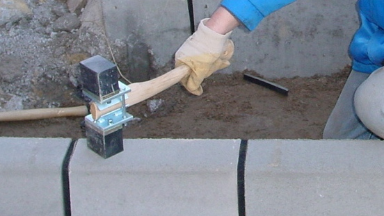 Massette de pavage (manche court)